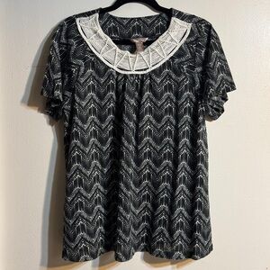 White Stag Monochrome Knit Top